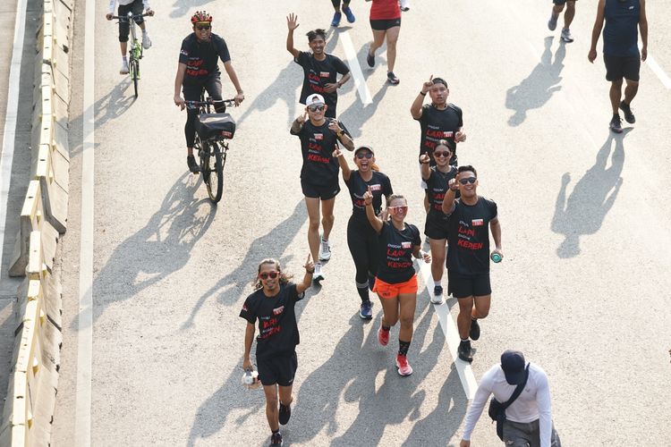 Race photo from Soft Launching Buku "Enggak Lari, Enggak Keren" & IdeaRun