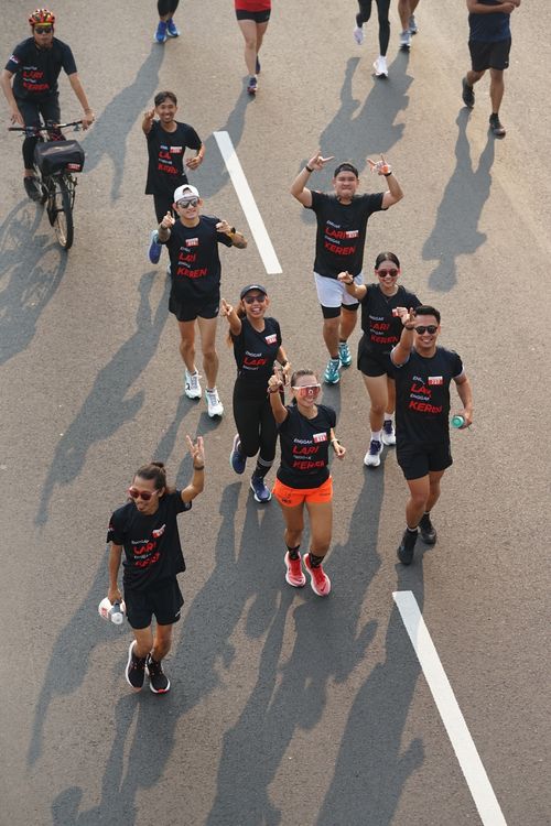 Race photo from Soft Launching Buku "Enggak Lari, Enggak Keren" & IdeaRun