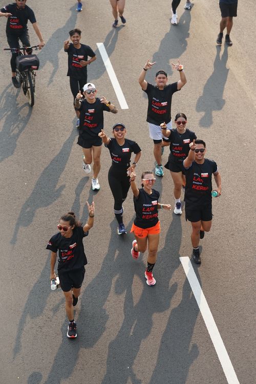 Race photo from Soft Launching Buku "Enggak Lari, Enggak Keren" & IdeaRun
