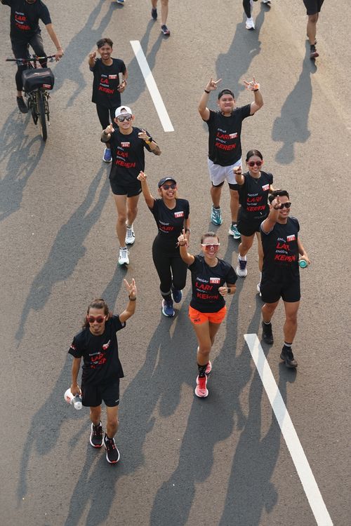 Race photo from Soft Launching Buku "Enggak Lari, Enggak Keren" & IdeaRun