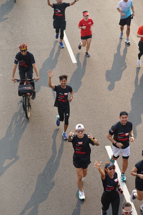 Race photo from Soft Launching Buku "Enggak Lari, Enggak Keren" & IdeaRun