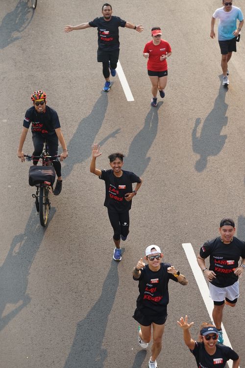 Race photo from Soft Launching Buku "Enggak Lari, Enggak Keren" & IdeaRun