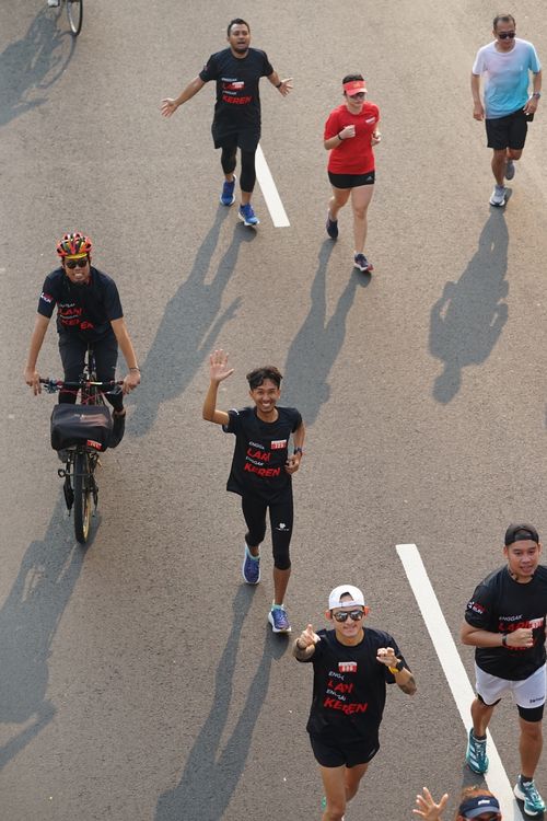 Race photo from Soft Launching Buku "Enggak Lari, Enggak Keren" & IdeaRun