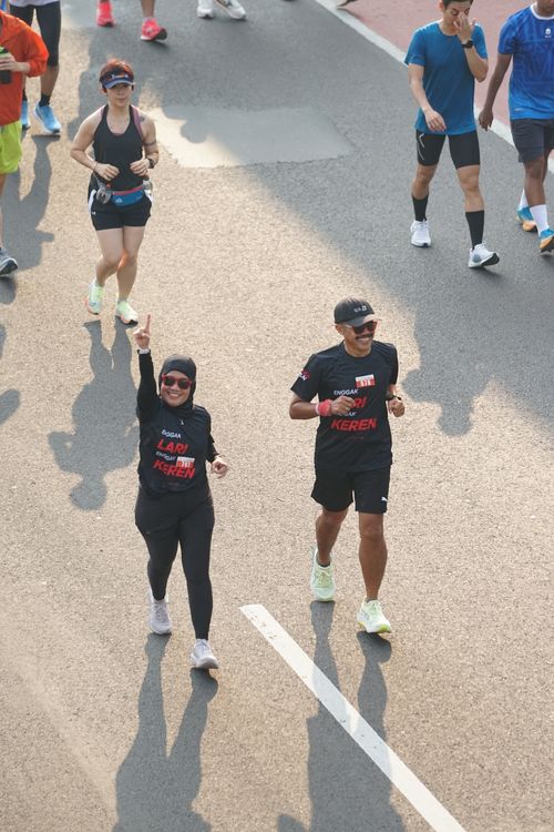 Race photo from Soft Launching Buku "Enggak Lari, Enggak Keren" & IdeaRun