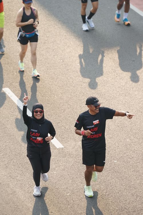 Race photo from Soft Launching Buku "Enggak Lari, Enggak Keren" & IdeaRun