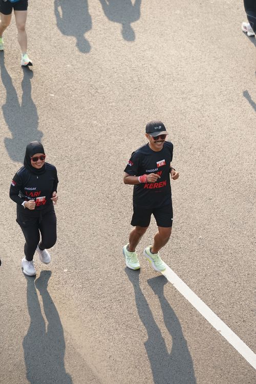 Race photo from Soft Launching Buku "Enggak Lari, Enggak Keren" & IdeaRun