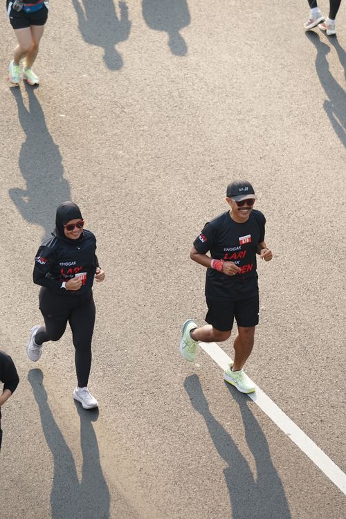 Race photo from Soft Launching Buku "Enggak Lari, Enggak Keren" & IdeaRun