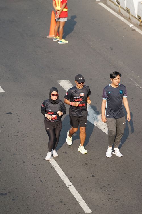 Race photo from Soft Launching Buku "Enggak Lari, Enggak Keren" & IdeaRun