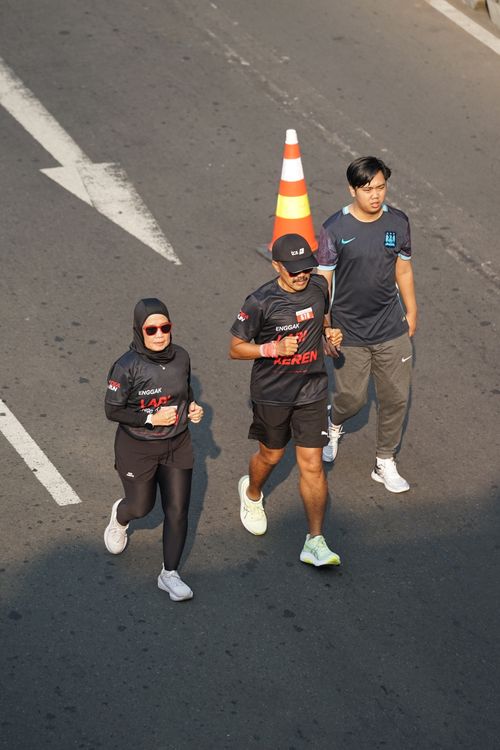 Race photo from Soft Launching Buku "Enggak Lari, Enggak Keren" & IdeaRun