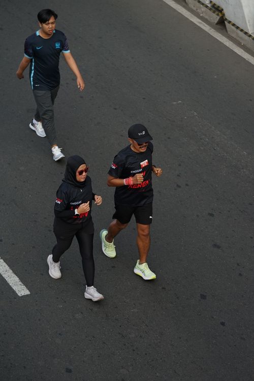 Race photo from Soft Launching Buku "Enggak Lari, Enggak Keren" & IdeaRun