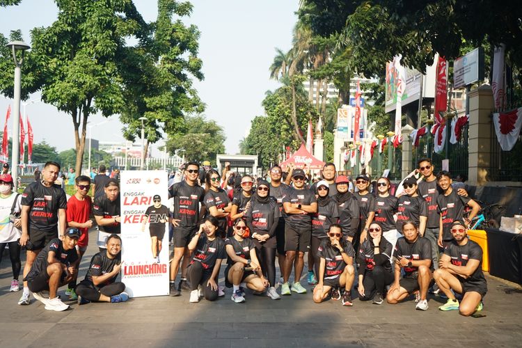 Race photo from Soft Launching Buku "Enggak Lari, Enggak Keren" & IdeaRun