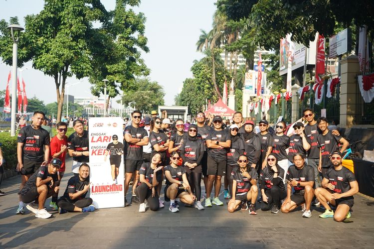 Race photo from Soft Launching Buku "Enggak Lari, Enggak Keren" & IdeaRun