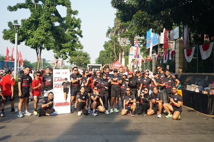Race photo from Soft Launching Buku "Enggak Lari, Enggak Keren" & IdeaRun