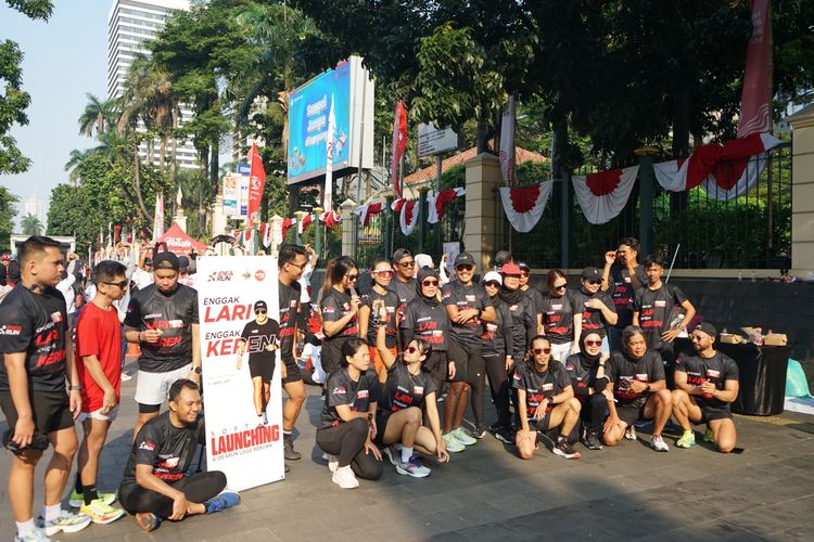 Race photo from Soft Launching Buku "Enggak Lari, Enggak Keren" & IdeaRun