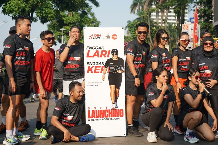 Race photo from Soft Launching Buku "Enggak Lari, Enggak Keren" & IdeaRun