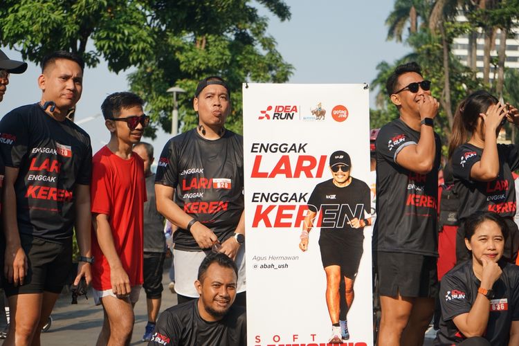 Race photo from Soft Launching Buku "Enggak Lari, Enggak Keren" & IdeaRun