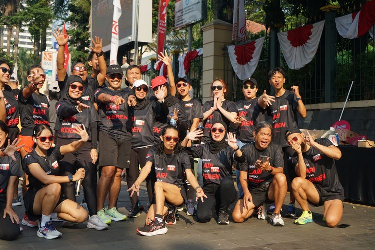 Race photo from Soft Launching Buku "Enggak Lari, Enggak Keren" & IdeaRun