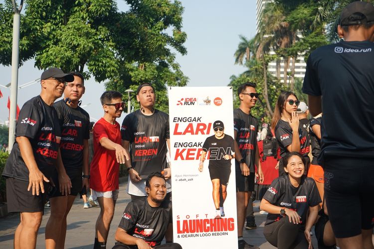 Race photo from Soft Launching Buku "Enggak Lari, Enggak Keren" & IdeaRun