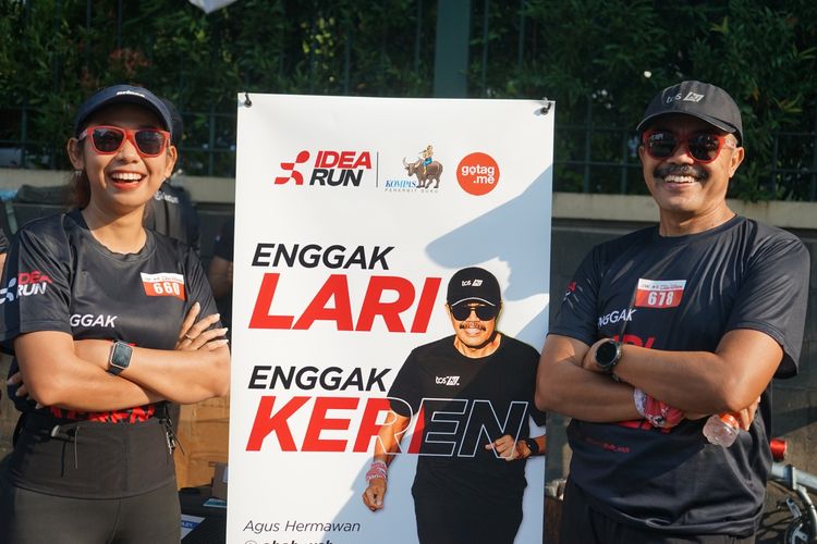 Race photo from Soft Launching Buku "Enggak Lari, Enggak Keren" & IdeaRun