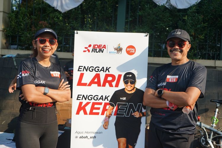 Race photo from Soft Launching Buku "Enggak Lari, Enggak Keren" & IdeaRun