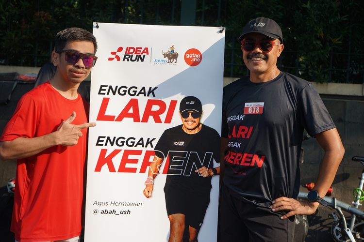 Race photo from Soft Launching Buku "Enggak Lari, Enggak Keren" & IdeaRun