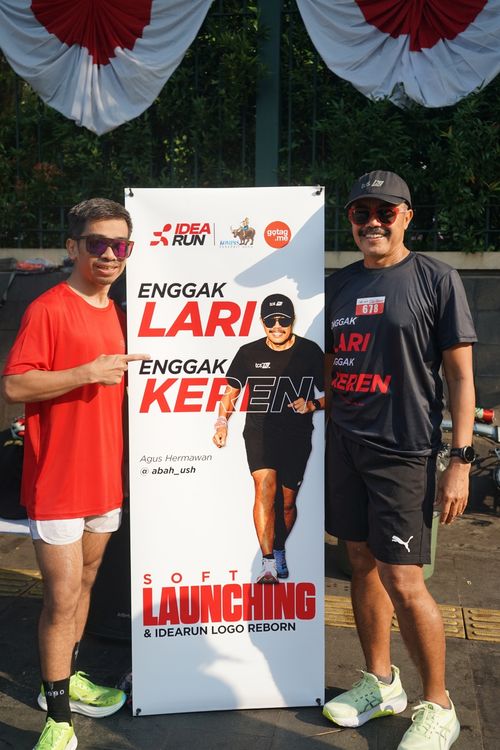 Race photo from Soft Launching Buku "Enggak Lari, Enggak Keren" & IdeaRun