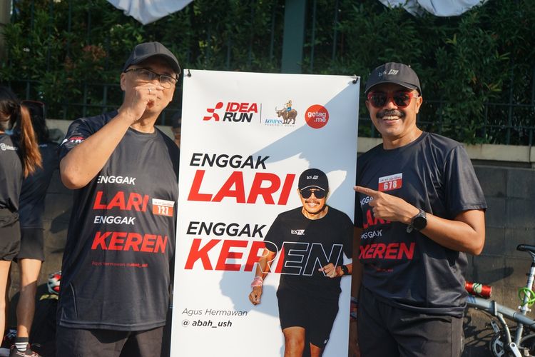 Race photo from Soft Launching Buku "Enggak Lari, Enggak Keren" & IdeaRun