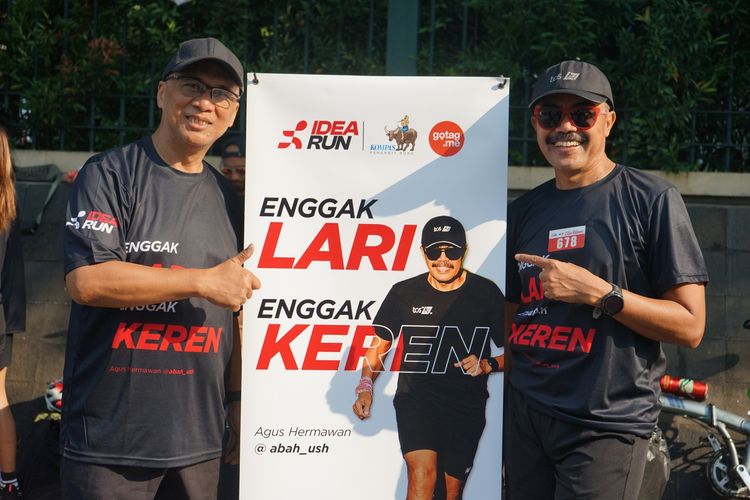 Race photo from Soft Launching Buku "Enggak Lari, Enggak Keren" & IdeaRun