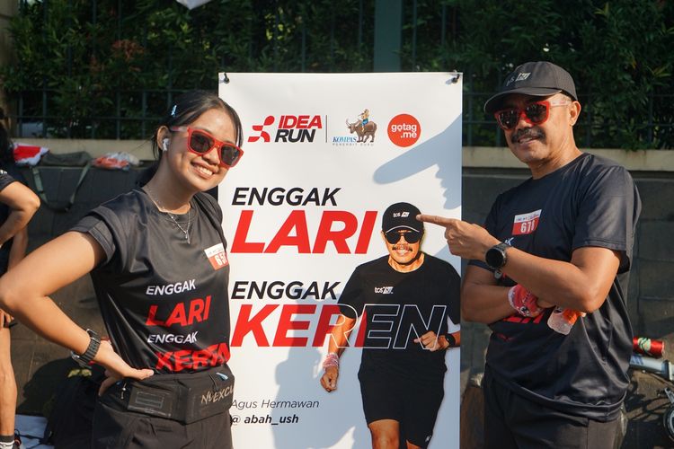 Race photo from Soft Launching Buku "Enggak Lari, Enggak Keren" & IdeaRun