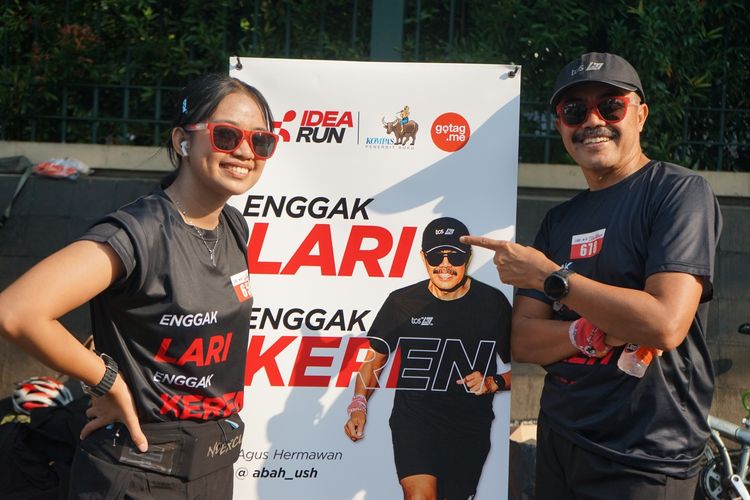 Race photo from Soft Launching Buku "Enggak Lari, Enggak Keren" & IdeaRun