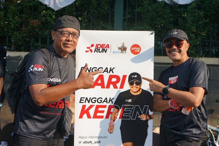 Race photo from Soft Launching Buku "Enggak Lari, Enggak Keren" & IdeaRun