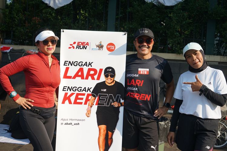 Race photo from Soft Launching Buku "Enggak Lari, Enggak Keren" & IdeaRun
