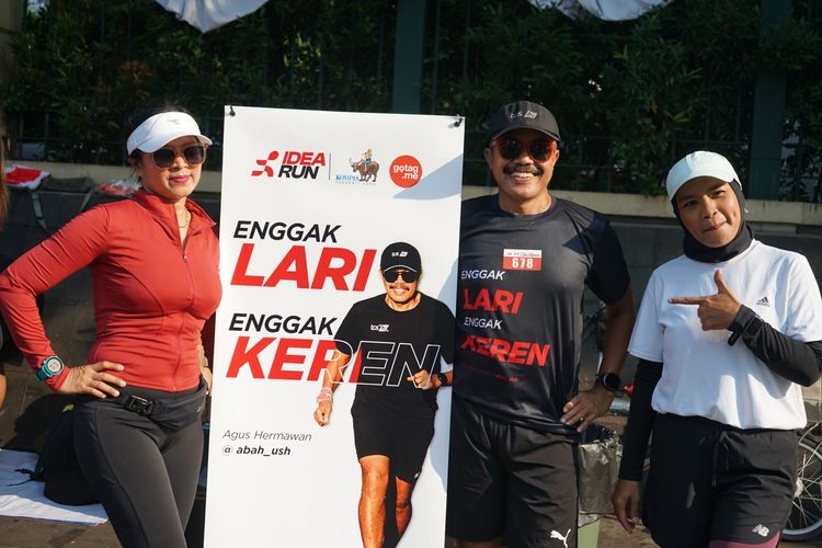 Race photo from Soft Launching Buku "Enggak Lari, Enggak Keren" & IdeaRun