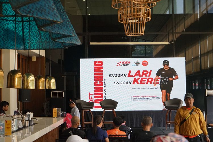Race photo from Soft Launching Buku "Enggak Lari, Enggak Keren" & IdeaRun