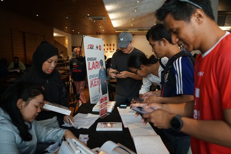 Race photo from Soft Launching Buku "Enggak Lari, Enggak Keren" & IdeaRun