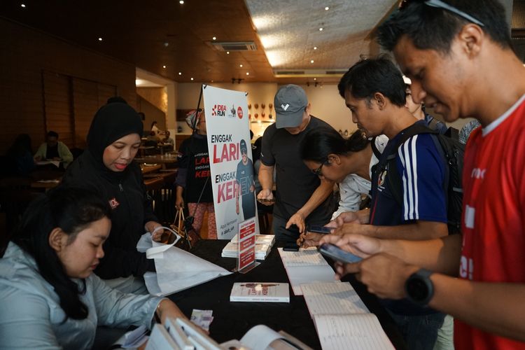 Race photo from Soft Launching Buku "Enggak Lari, Enggak Keren" & IdeaRun