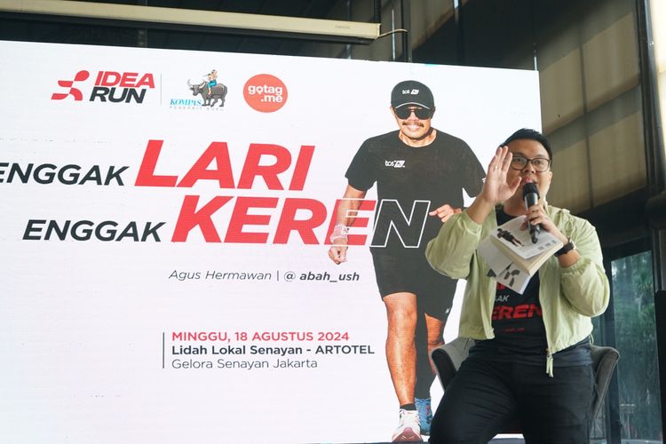 Race photo from Soft Launching Buku "Enggak Lari, Enggak Keren" & IdeaRun