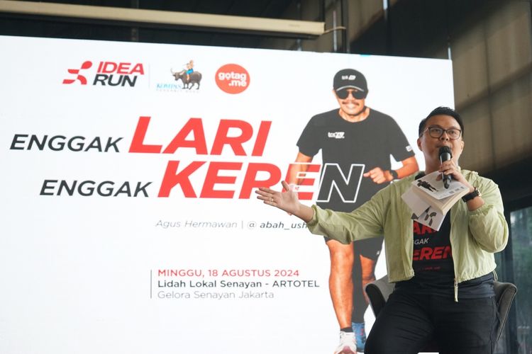 Race photo from Soft Launching Buku "Enggak Lari, Enggak Keren" & IdeaRun