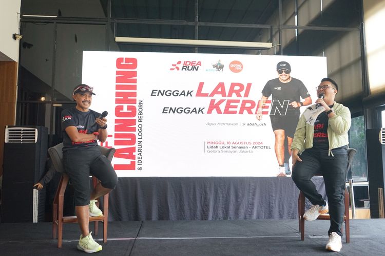 Race photo from Soft Launching Buku "Enggak Lari, Enggak Keren" & IdeaRun