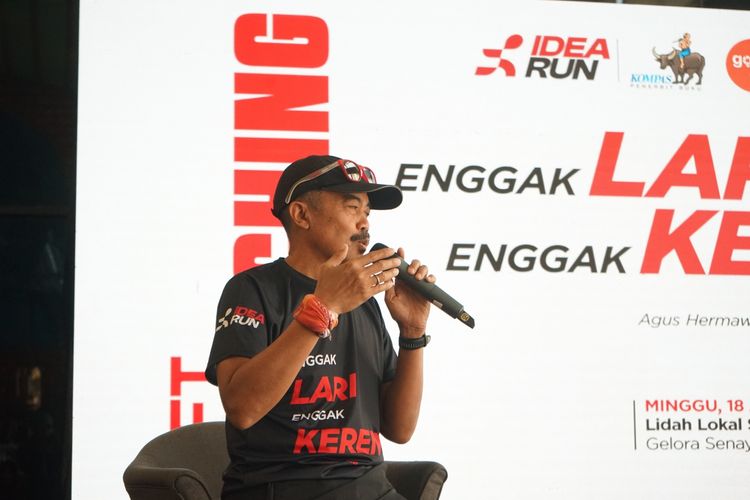 Race photo from Soft Launching Buku "Enggak Lari, Enggak Keren" & IdeaRun