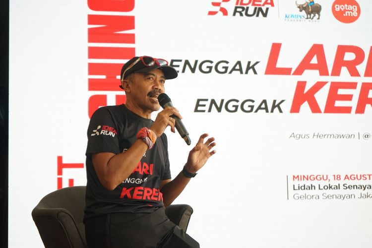 Race photo from Soft Launching Buku "Enggak Lari, Enggak Keren" & IdeaRun