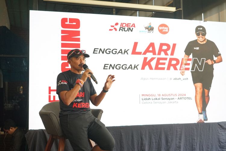 Race photo from Soft Launching Buku "Enggak Lari, Enggak Keren" & IdeaRun