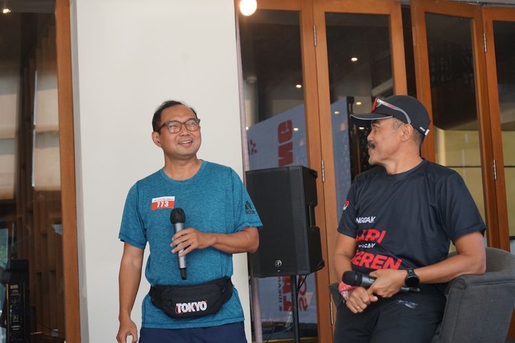 Race photo from Soft Launching Buku "Enggak Lari, Enggak Keren" & IdeaRun