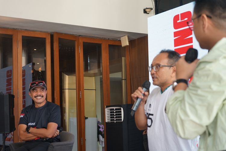 Race photo from Soft Launching Buku "Enggak Lari, Enggak Keren" & IdeaRun