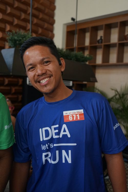 Race photo from Soft Launching Buku "Enggak Lari, Enggak Keren" & IdeaRun