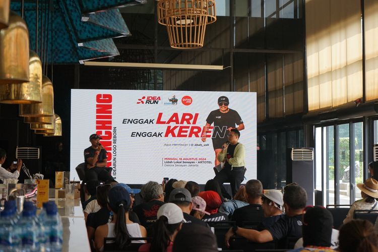 Race photo from Soft Launching Buku "Enggak Lari, Enggak Keren" & IdeaRun