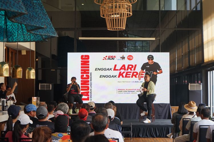 Race photo from Soft Launching Buku "Enggak Lari, Enggak Keren" & IdeaRun