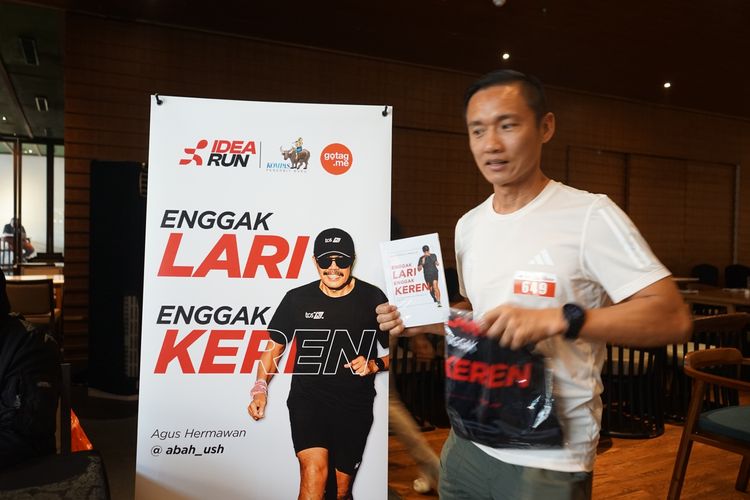 Race photo from Soft Launching Buku "Enggak Lari, Enggak Keren" & IdeaRun
