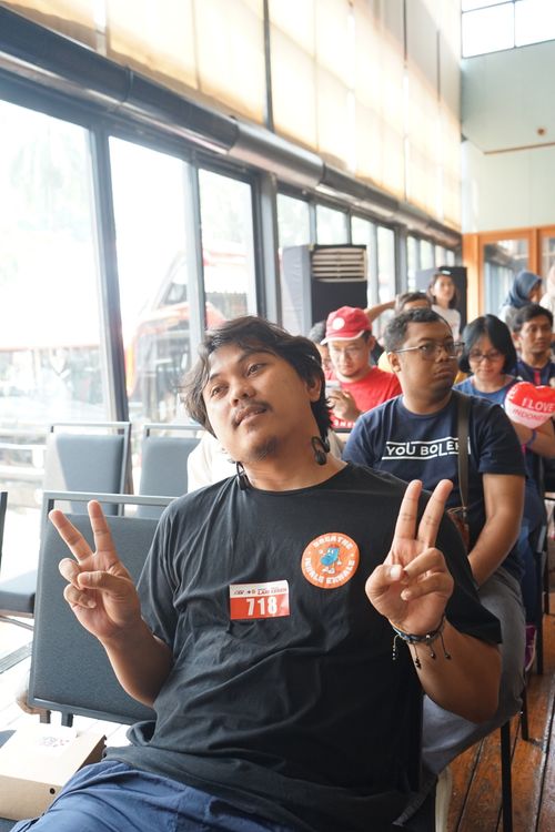Race photo from Soft Launching Buku "Enggak Lari, Enggak Keren" & IdeaRun