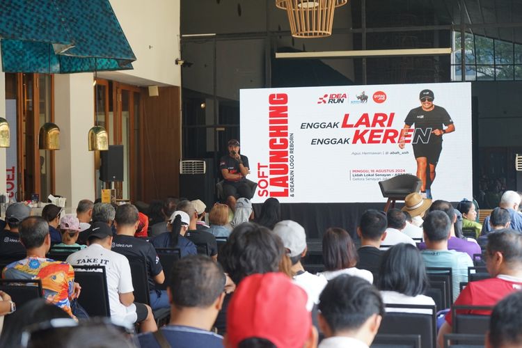 Race photo from Soft Launching Buku "Enggak Lari, Enggak Keren" & IdeaRun